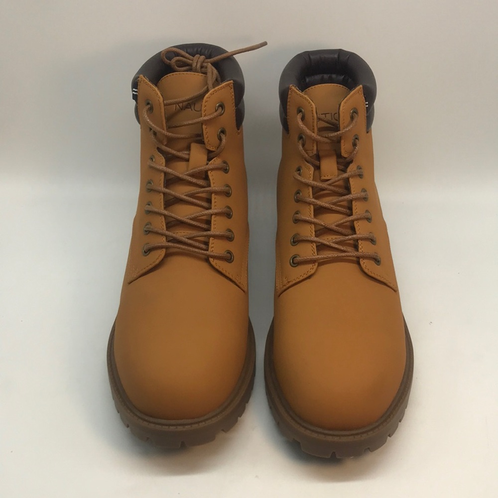Nautical Menś Tan Pratt Combat Boot Size 11 - Picture 1 of 14